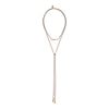 Multi Twist Bar Lariat Brass