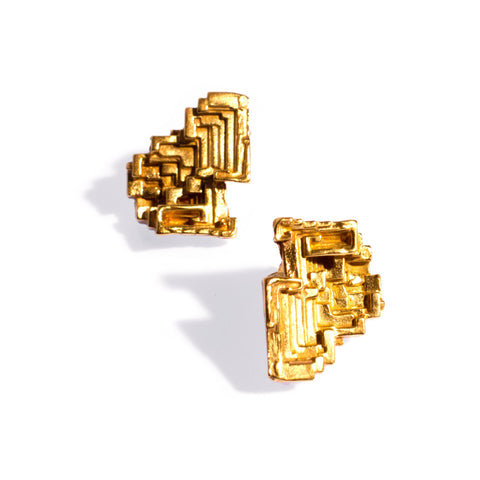 Bismuth Studs Brass