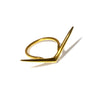 Single Ray Ring Brass
