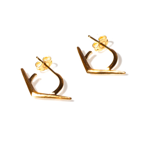 Petite Ray Hoops Gold