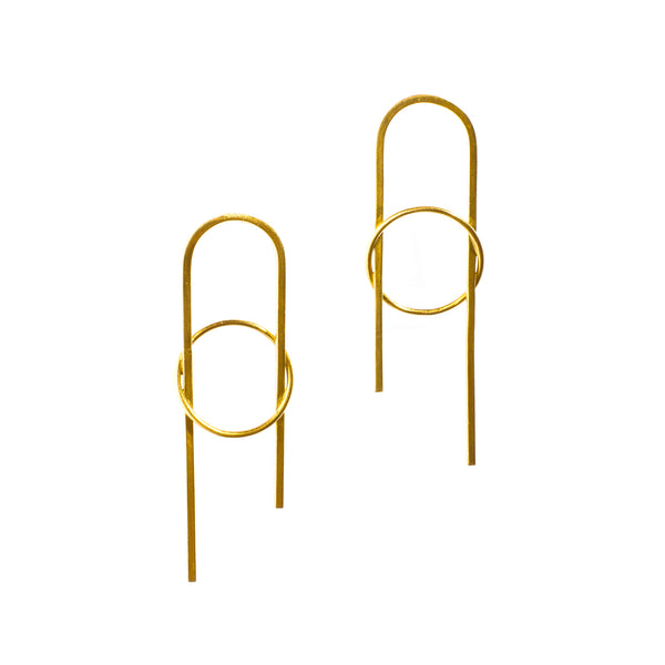 Hina Studs Brass