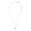 Petite Bionic Spike Quill Necklace Yellow Gold