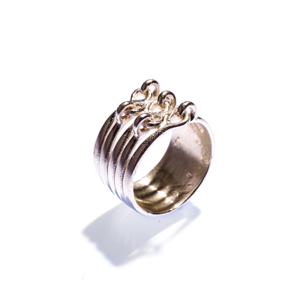 Stacked Hinged Ring Sterling
