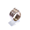 Stacked Hinged Ring Sterling