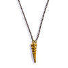 Small Haworthia Pendant Brass