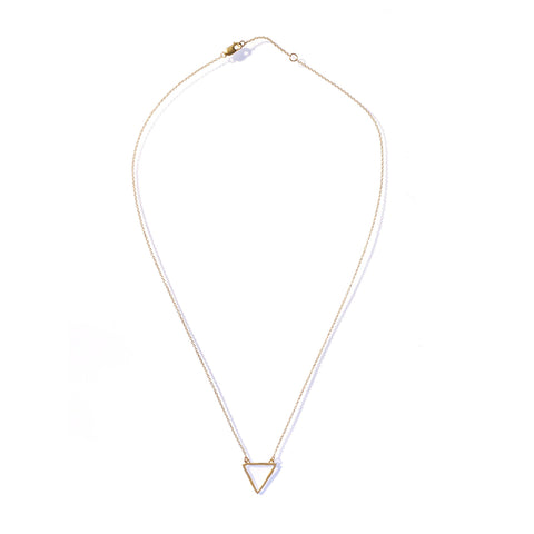 PETITE WATER NECKLACE 10K YELLOW GOLD