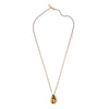 BRASS SILK COCOON SILENT BELL / BRASS CHAIN