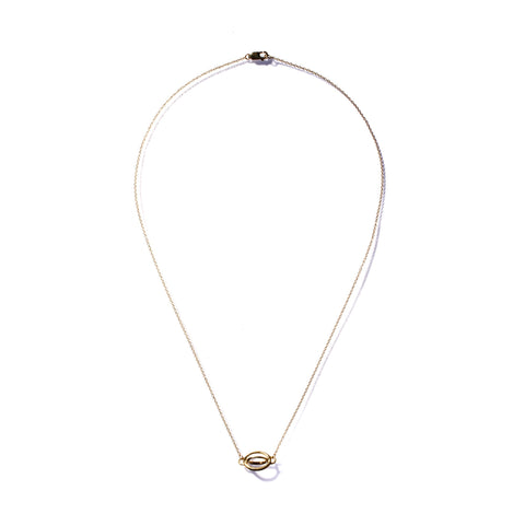 PETITE ENCOMPASS ELLIPSE NECKLACE YELLOW GOLD